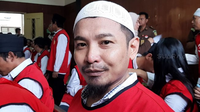 Zul Zivilia usai menjalani sidang kasus narkoba di PN Jakarta Utara, Senin (23/9/2019). [Sumarni/Sheralot.com]