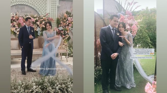 Jessica Anastasya pemeran sinetron Si Eneng menikah dengan Ilham Ramadhan. [Instagram]