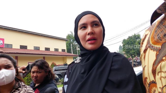 Kartika Putri di Polres Bogor [Sheralot.com/Yuliani]